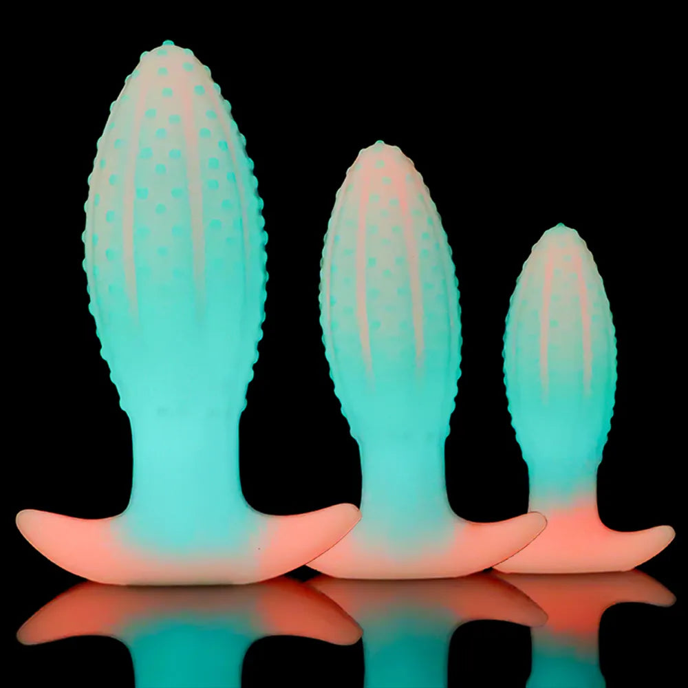 New Luminous Anal Toys Cute Soft Buttplug Female Masturbator Sex Toys GXLOCK Store New Luminous Anal Toys Cute Soft Buttplug Female Masturbator Sex Toys GXLOCK Store