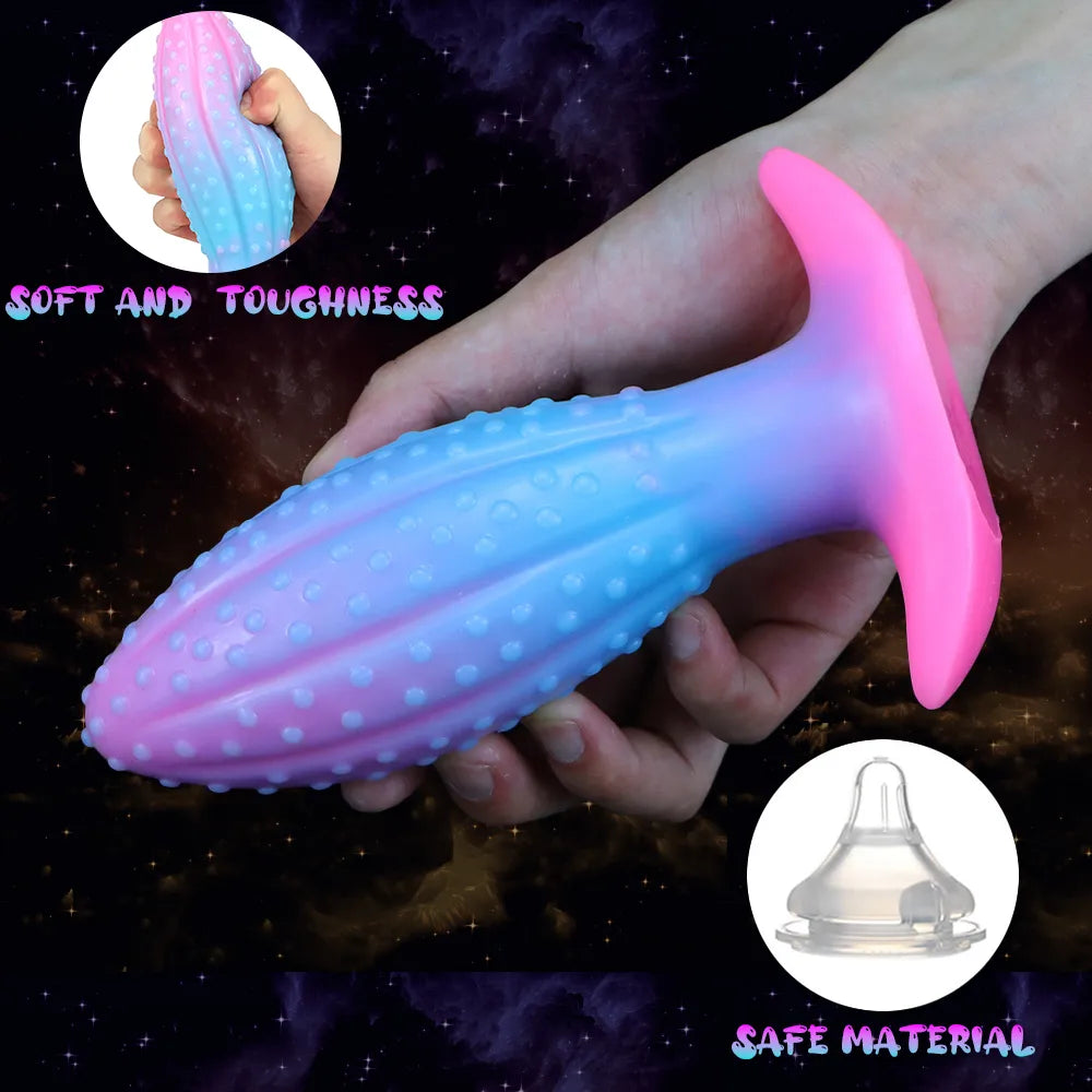 New Luminous Anal Toys Cute Soft Buttplug Female Masturbator Sex Toys For Women Skin Feeling Anal Plug Silicone Anal Dildos