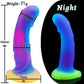 New Luminous Anal Toys Dragon Dildo Glowing Monster Penis Colourful Butt Plug Soft Dildo with Suction Cup Sex Toys for Women/Men