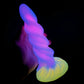 New Luminous Anal Toys Huge Dragon Dildos Glowing Monster Penis Colourful Butt Plug Soft Dildo with Suction Cup for Women Men