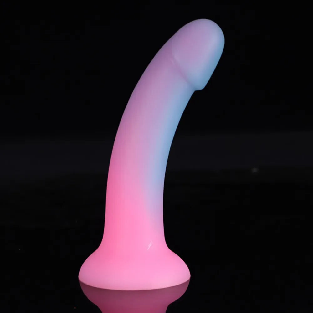 New Luminous Dildo Anal Plug Silicone Small Penis Adult Toys Prostate Massage Anal Toys Buttplug Sex Toy for Women Sex Products