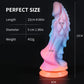 New Luminous Dildo Anal Sex Toys for Women Men Colourful Glowing Dildo Penis Huge Dragon Monster Dildo Butt Plug Adult Toys