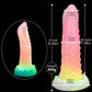 New Luminous Dildos Anal Toys Colourful Glowing Dragon Penis Huge Monster Dildo with Suction Cup Butt Plug Sex Toys for Women