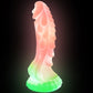 New Luminous Dildos Anal Toys Colourful Glowing Dragon Penis Huge Monster Dildo with Suction Cup Butt Plug Sex Toys for Women