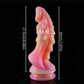 New Luminous Dragon Dildos Colourful Glowing Anal Toys Butt Plug Huge Monster Dildo with Suction Cup Sex Toys for Women/Men