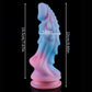 New Luminous Dragon Dildos Colourful Glowing Anal Toys Butt Plug Huge Monster Dildo with Suction Cup Sex Toys for Women/Men