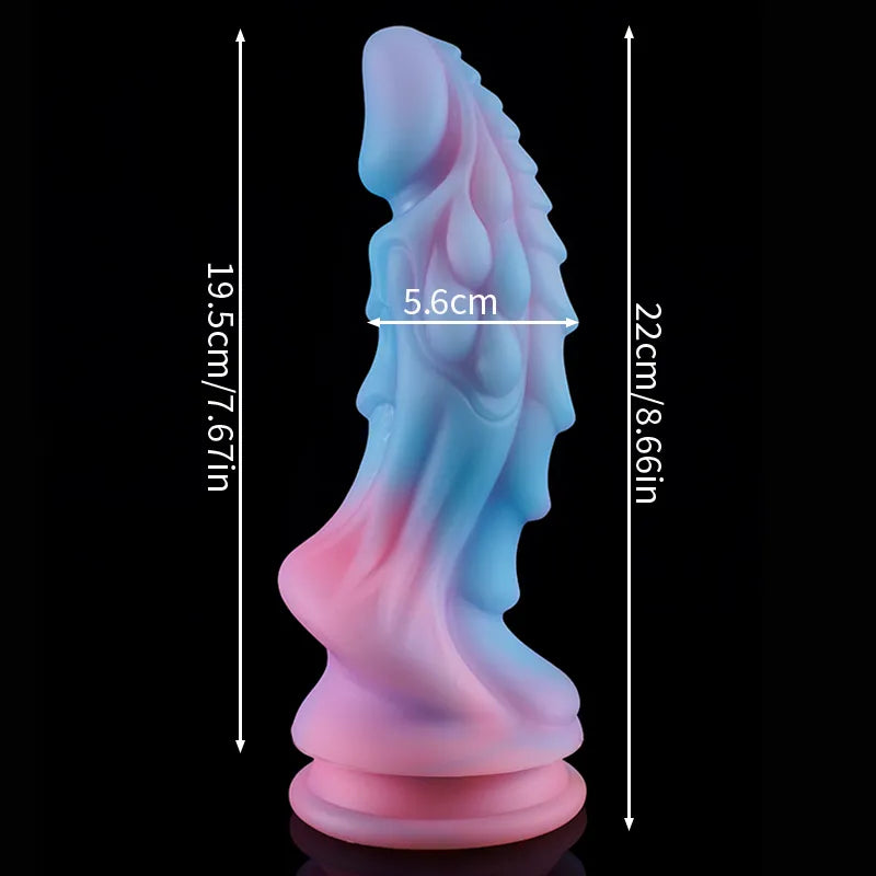 New Luminous Dragon Dildos Colourful Glowing Anal Toys Butt Plug Huge GXLOCK Store New Luminous Dragon Dildos Colourful Glowing Anal Toys Butt Plug Huge GXLOCK Store