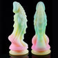 New Luminous Dragon Dildos Colourful Glowing Anal Toys Butt Plug Huge Monster Dildo with Suction Cup Sex Toys for Women/Men