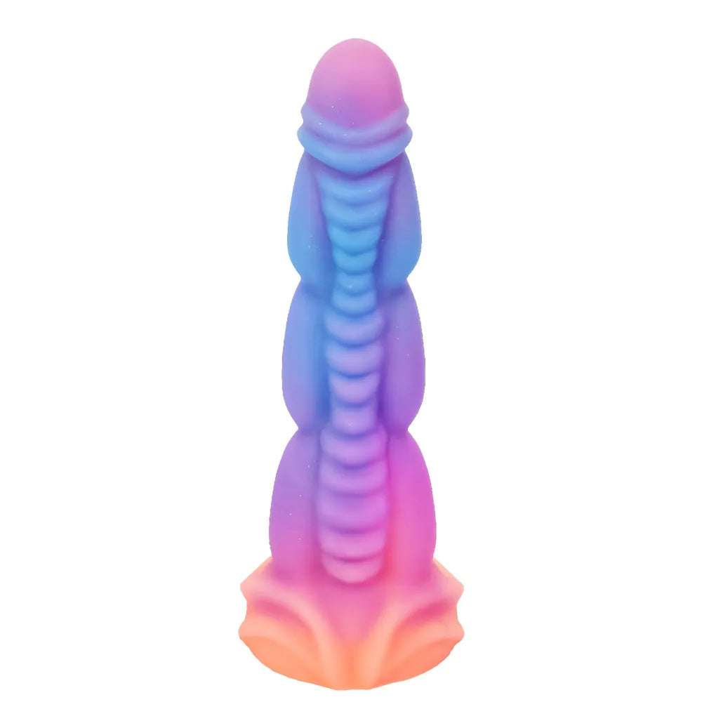 New Luminous Dragon Dildos Huge Anal Butt Plug Soft Monster Dildo G-spot Masturbation Suction Cup Adult Sex Toys for Women/Men