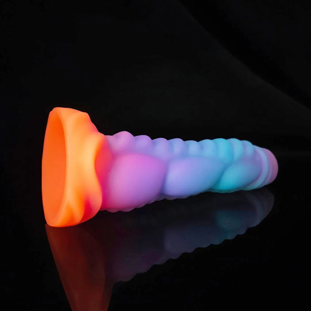 New Luminous Dragon Dildos Huge Anal Butt Plug Soft Monster Dildo G-spot Masturbation Suction Cup Adult Sex Toys for Women/Men