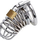 New Male Stainless Chastity Cage Black and Silver Chastity Device Belt Metal Cock Cage Lock Restraint Ring Sex Toys for Men