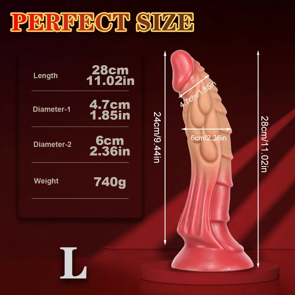 New Monster Dildos for Women Adult Sex Toys Butt Plug Realistic Dildo with Suction Cup Huge Silicone Fake Penis for Anal Toys