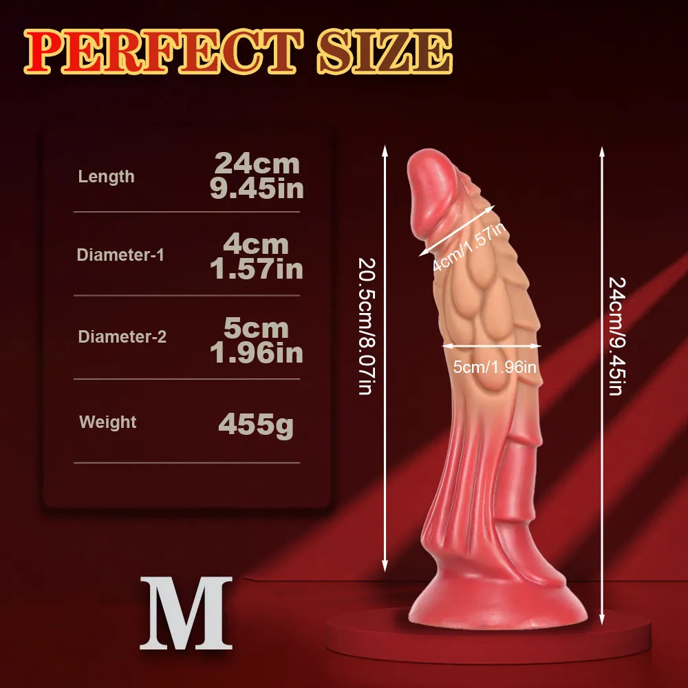 New Monster Dildos for Women Adult Sex Toys Butt Plug Realistic Dildo with Suction Cup Huge Silicone Fake Penis for Anal Toys