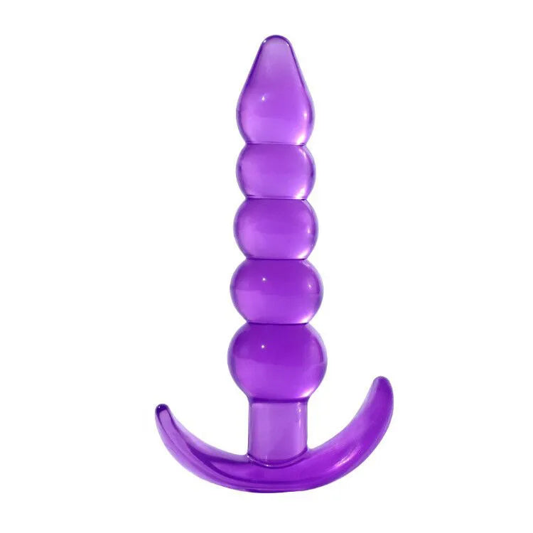 New Player Gentle Anal Beads Jelly Anal Plug Prostate Massager Silicone Adult Sex Toys For Woman Men Gay Erotic Product