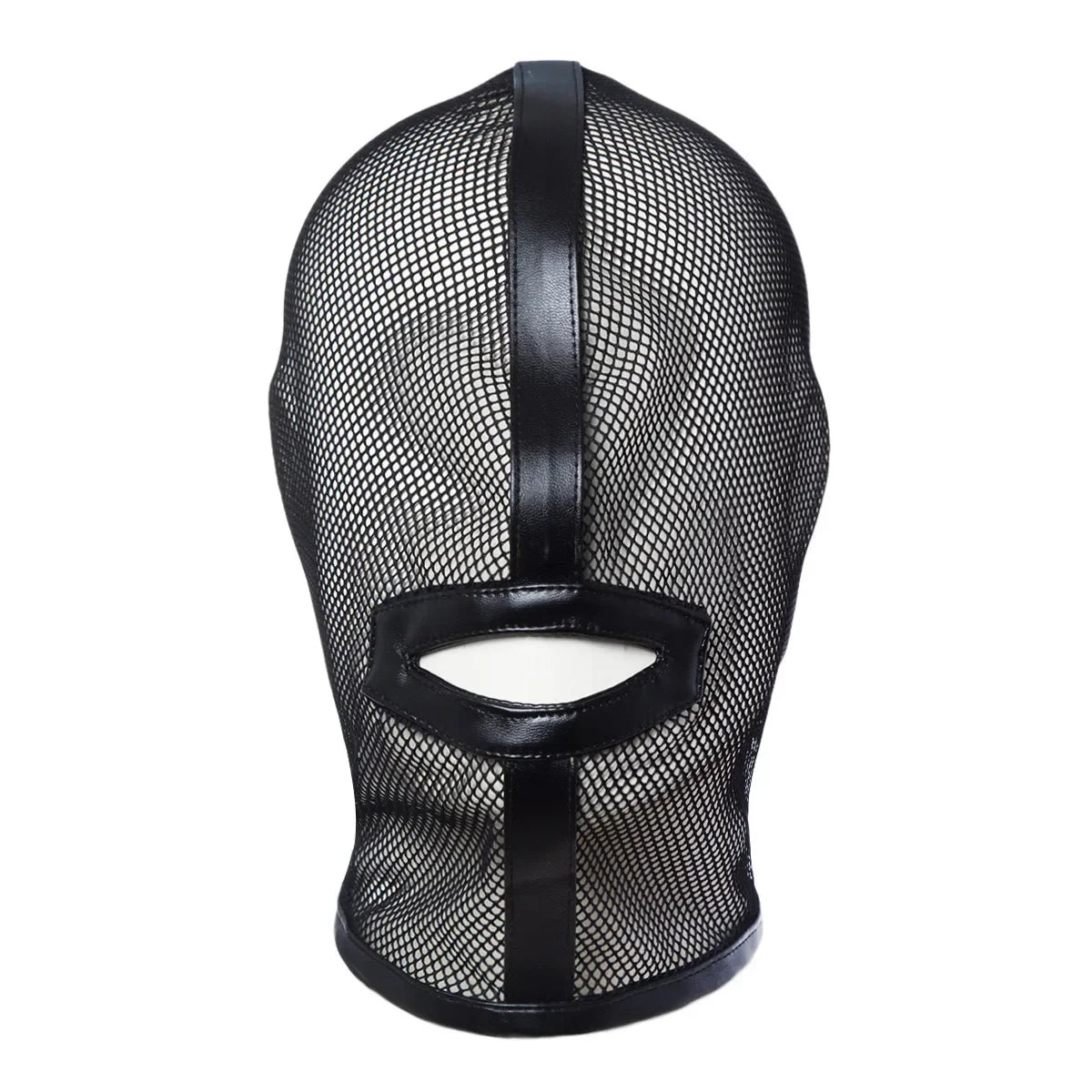 New Porn Fetish Masks Open Mouth Mesh Headgear Bdsm Bondage Mask Roleplay Sex Toy For Women Men Cosplay Slave Adult Games