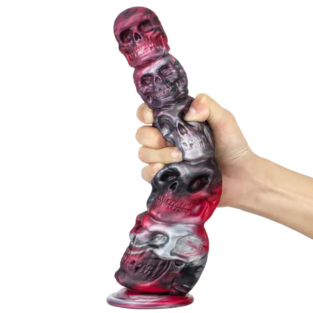 Pumpkin Skull Head Huge Anal Dildos Massager – GXLOCK Store