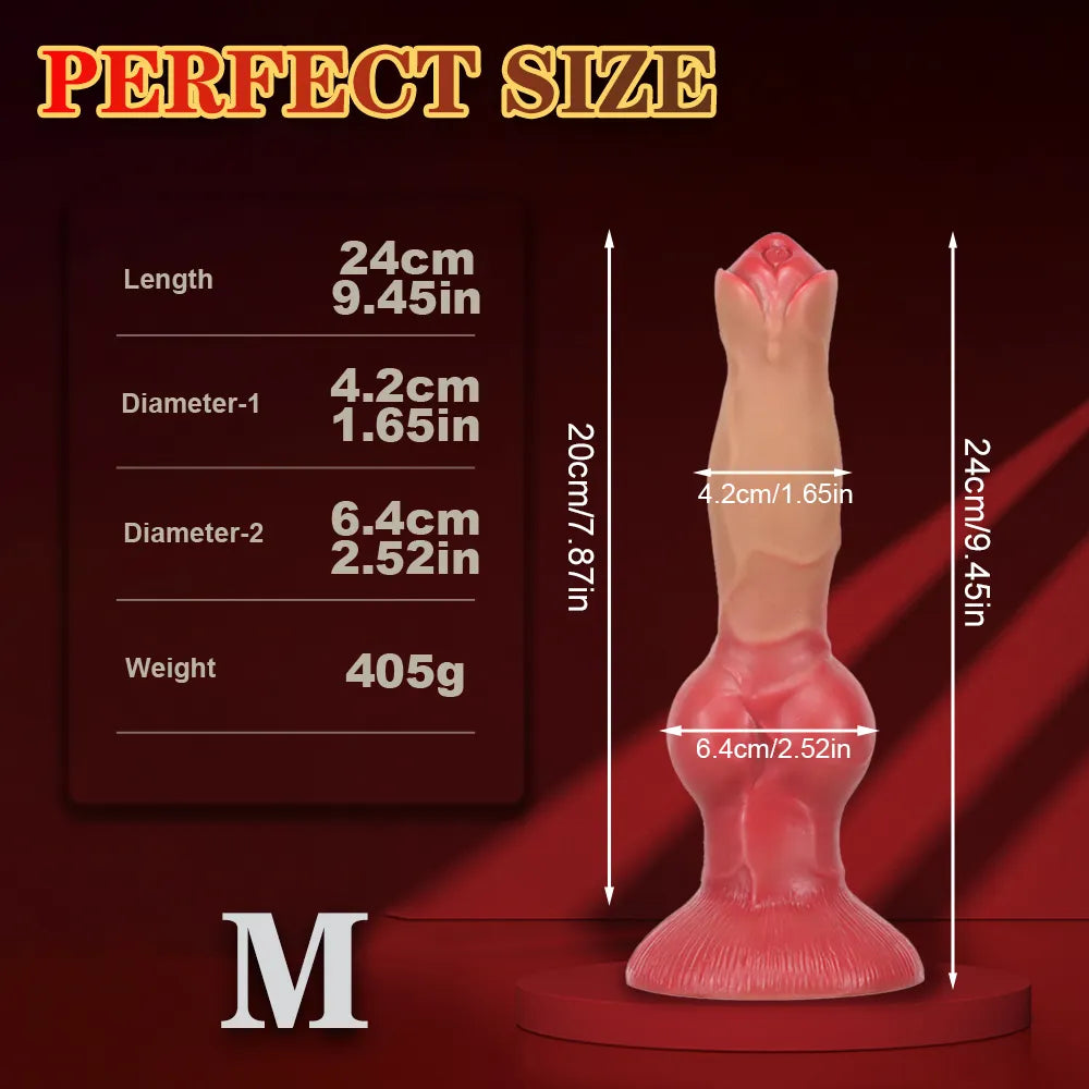 New Realistic Animal Dog Dildo Soft Huge Wolf Penis Suction Cup Anal S –  GXLOCK Store