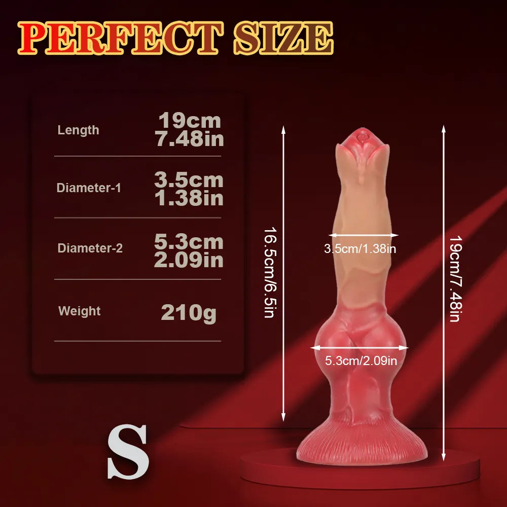 New Realistic Animal Dog Dildo Soft Huge Wolf Penis Suction Cup Anal Sex Toys for Female Strapon Butt Plug Erotic Shop Dick