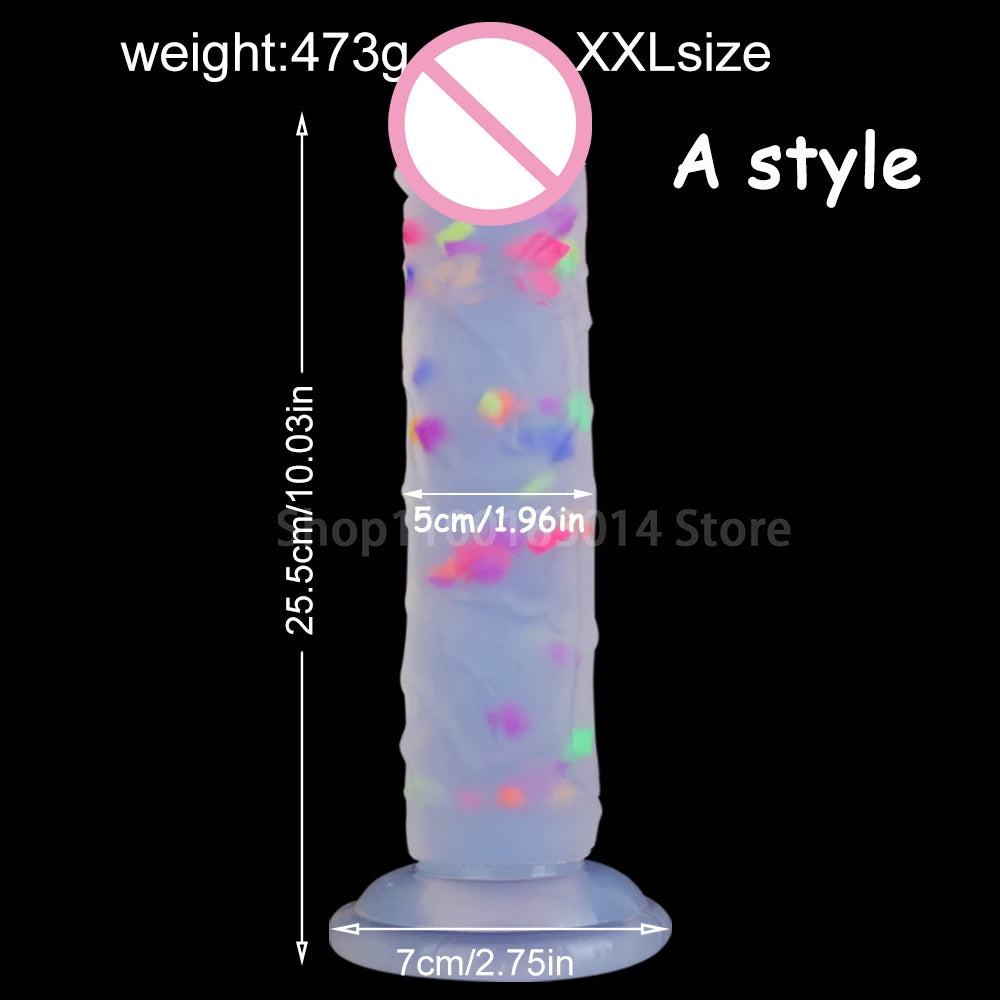 New Realistic Dildos Sexy Toy For Men Woman Erotic Jelly Dildo With Super Strong Suction Cup Big Anal Plug Masturbator Huge Dick