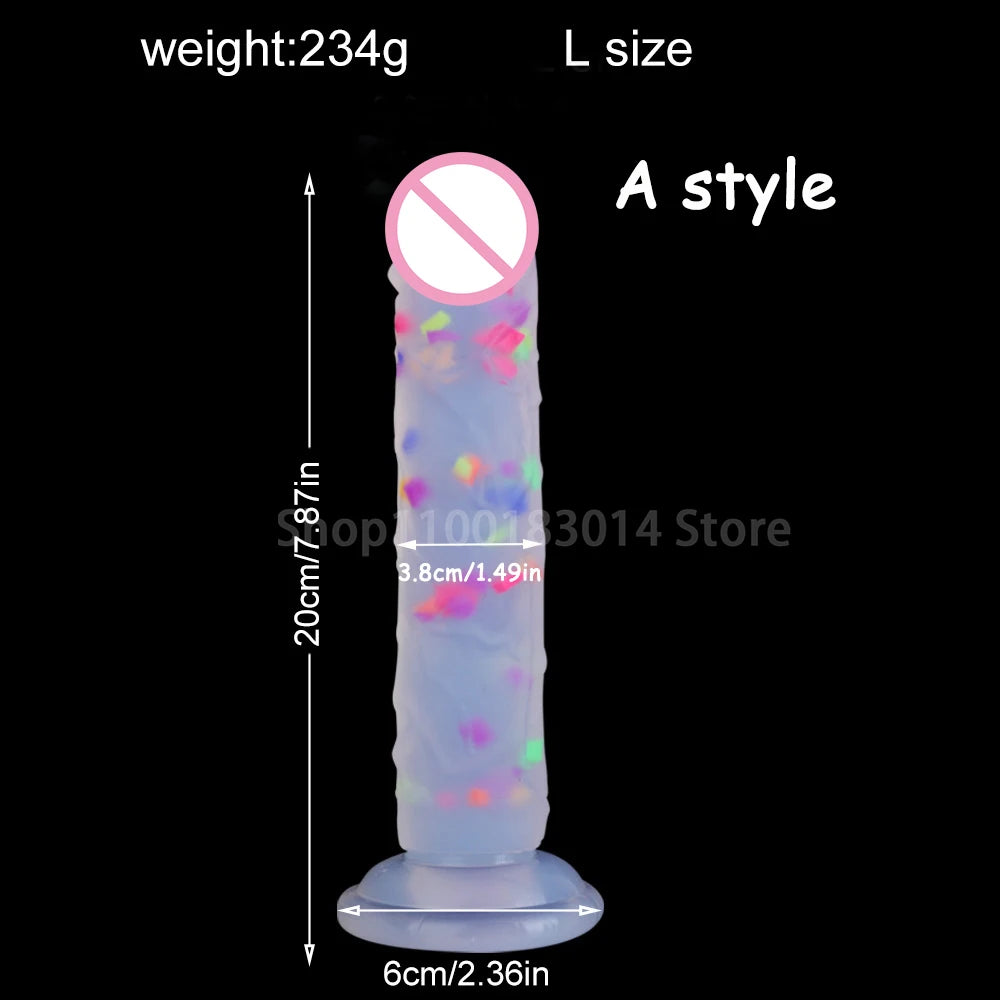 New Realistic Dildos Sexy Toy For Men Woman Erotic Jelly Dildo With Super Strong Suction Cup Big Anal Plug Masturbator Huge Dick