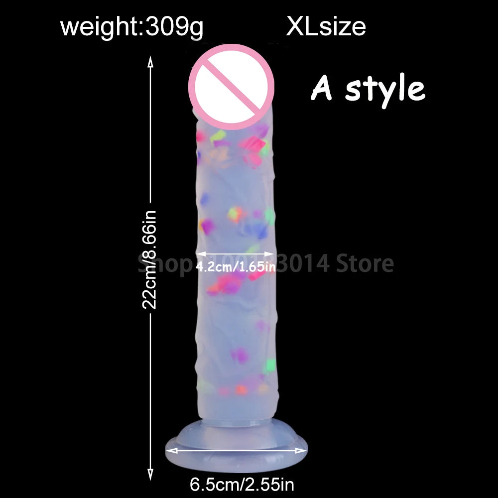 New Realistic Dildos Sexy Toy For Men Woman Erotic Jelly Dildo With Super Strong Suction Cup Big Anal Plug Masturbator Huge Dick