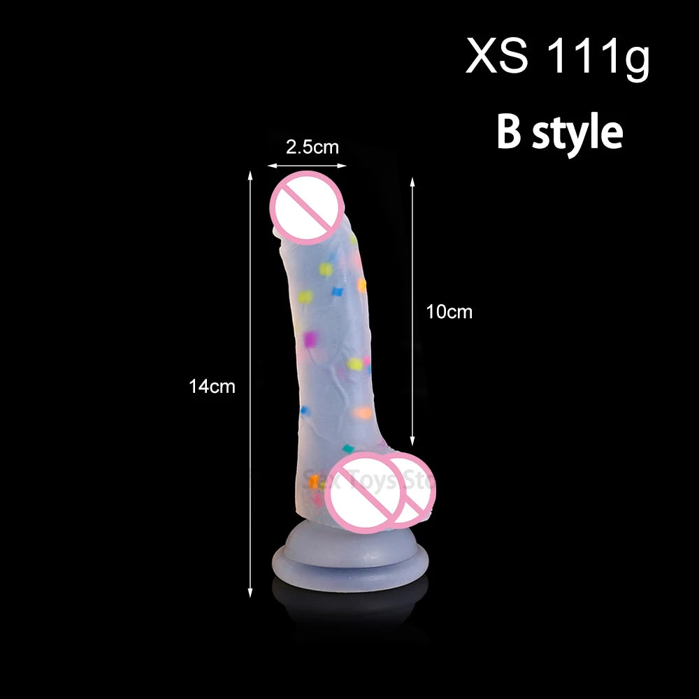 New Realistic Dildos Sexy Toy For Men Woman Erotic Jelly Dildo With Super Strong Suction Cup Big Anal Plug Masturbator Huge Dick