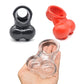 New Reusable Penis Rings Silicone Ball Stretchers Scrotum Testicle Bondage Sex Toys for Men Time Delay Cockrings Chastity Toys