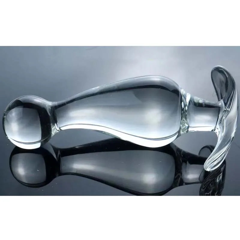 New Smooth Glass Butt Plug Anchor Base Dilatador Anal Ball Strapon Anal Plug Prostate Massager Sex Toys For Women Men Butt Plug