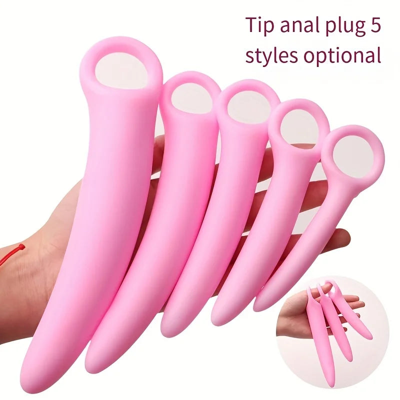 New Soft Silicone Anal Plug Masturbation Female Butt Plug Prostate Dildo Anal G-Spot Stimulation Adult Sex Toys for Women Men