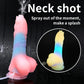 New Squirting Dildo Luminous Ejaculating Penis for Women with Strong Suction Cup Soft Dildo G-Spot Stimulation Anal Toy