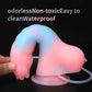 New Squirting Dildo Luminous Ejaculating Penis for Women with Strong Suction Cup Soft Dildo G-Spot Stimulation Anal Toy