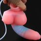 New Squirting Dildo Luminous Ejaculating Penis for Women with Strong Suction Cup Soft Dildo G-Spot Stimulation Anal Toy