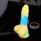 New Squirting Dildo Luminous Ejaculating Penis for Women with Strong Suction Cup Soft Dildo G-Spot Stimulation Anal Toy