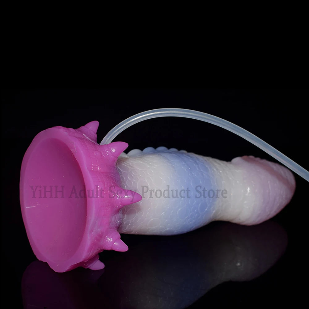 New Squirting Penis Dildo Soft Octopus tentacles Big Cock Ejaculating Dildo With Suction Cup Vagina Stimulate Sex Toys For Women