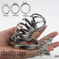 New Stainless Steel Chastity Lock Penis Bondage Adult Men'S Chastity Cage Cock Restriction Sex Toys for Men Adult Products