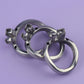 New Stainless Steel Chastity Lock Penis Bondage Adult Men'S Chastity Cage Cock Restriction Sex Toys for Men Adult Products