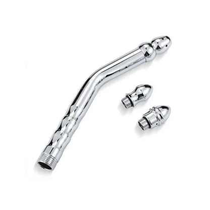 New Stainless Steel Metal Anal Cleaner Bidet Faucets Rushed Anal Douche Shower Cleaning Enemator Enema Butt Plugs Tap Adult