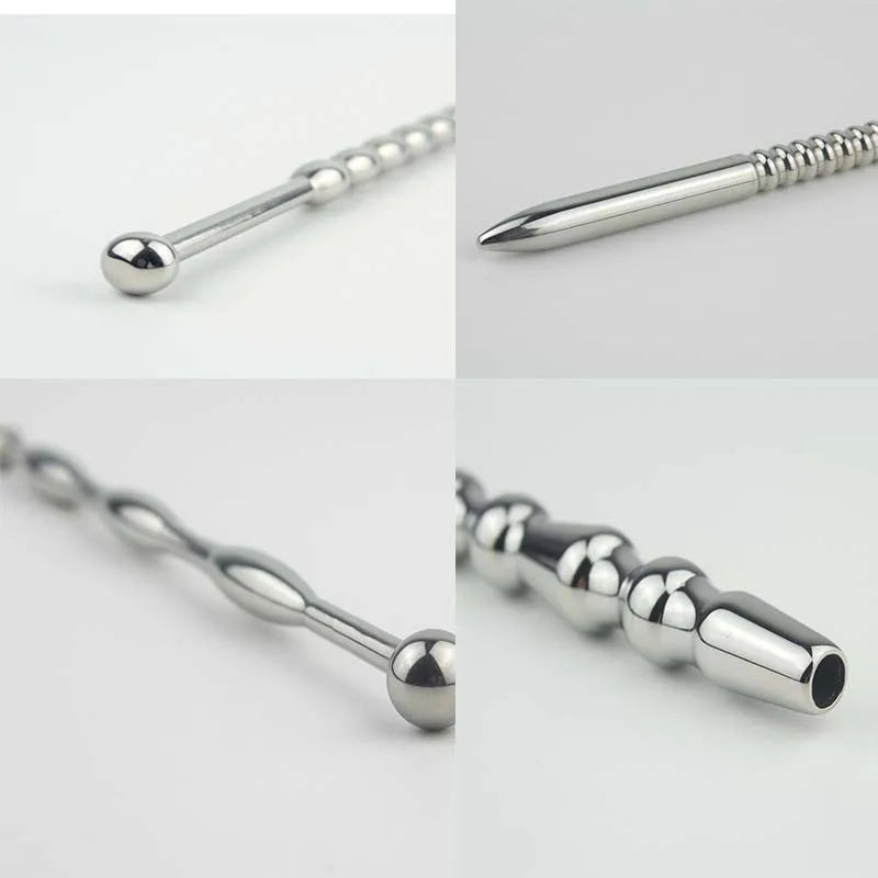 New Stainless Steel Urethral Dilators Penis Plug Insert Stimulation Catheter Beads Male Orgasm Masturbator Sex Toys for Men