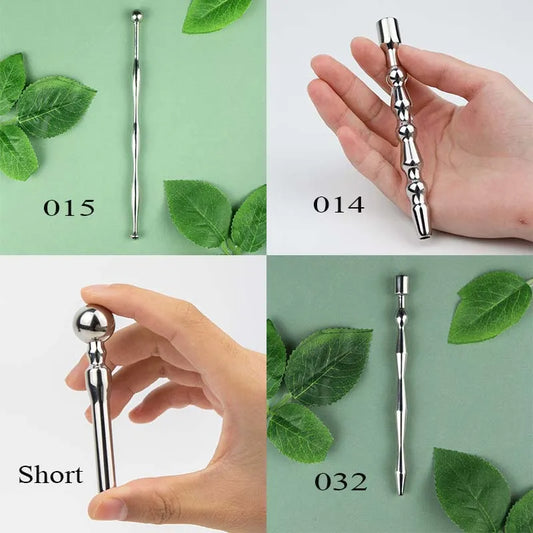 New Stainless Steel Urethral Dilators Penis Plug Insert Stimulation Catheter Beads Male Orgasm Masturbator Sex Toys for Men