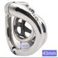 New Stainless Steel/plastic Openable Male Chastity Cage Device Cock Cage with 4 Size Penis Ring Chastity Lock Adult Sex Toy