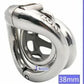 New Stainless Steel/plastic Openable Male Chastity Cage Device Cock Cage with 4 Size Penis Ring Chastity Lock Adult Sex Toy