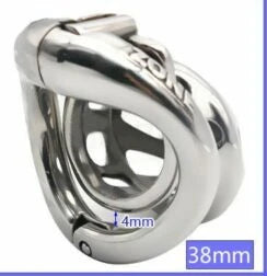 New Stainless Steel/plastic Openable Male Chastity Cage Device Cock Cage with 4 Size Penis Ring Chastity Lock Adult Sex Toy