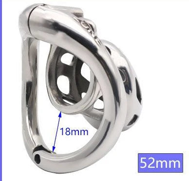 New Stainless Steel/plastic Openable Male Chastity Cage Device Cock Cage with 4 Size Penis Ring Chastity Lock Adult Sex Toy