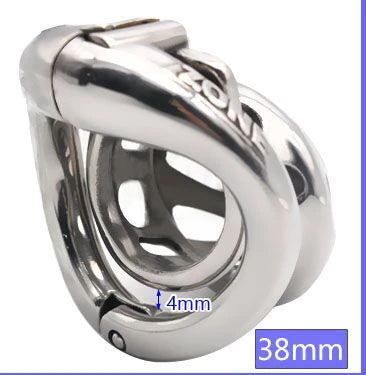 New Stainless Steel/plastic Openable Male Chastity Cage Device Cock Cage with 4 Size Penis Ring Chastity Lock Adult Sex Toy