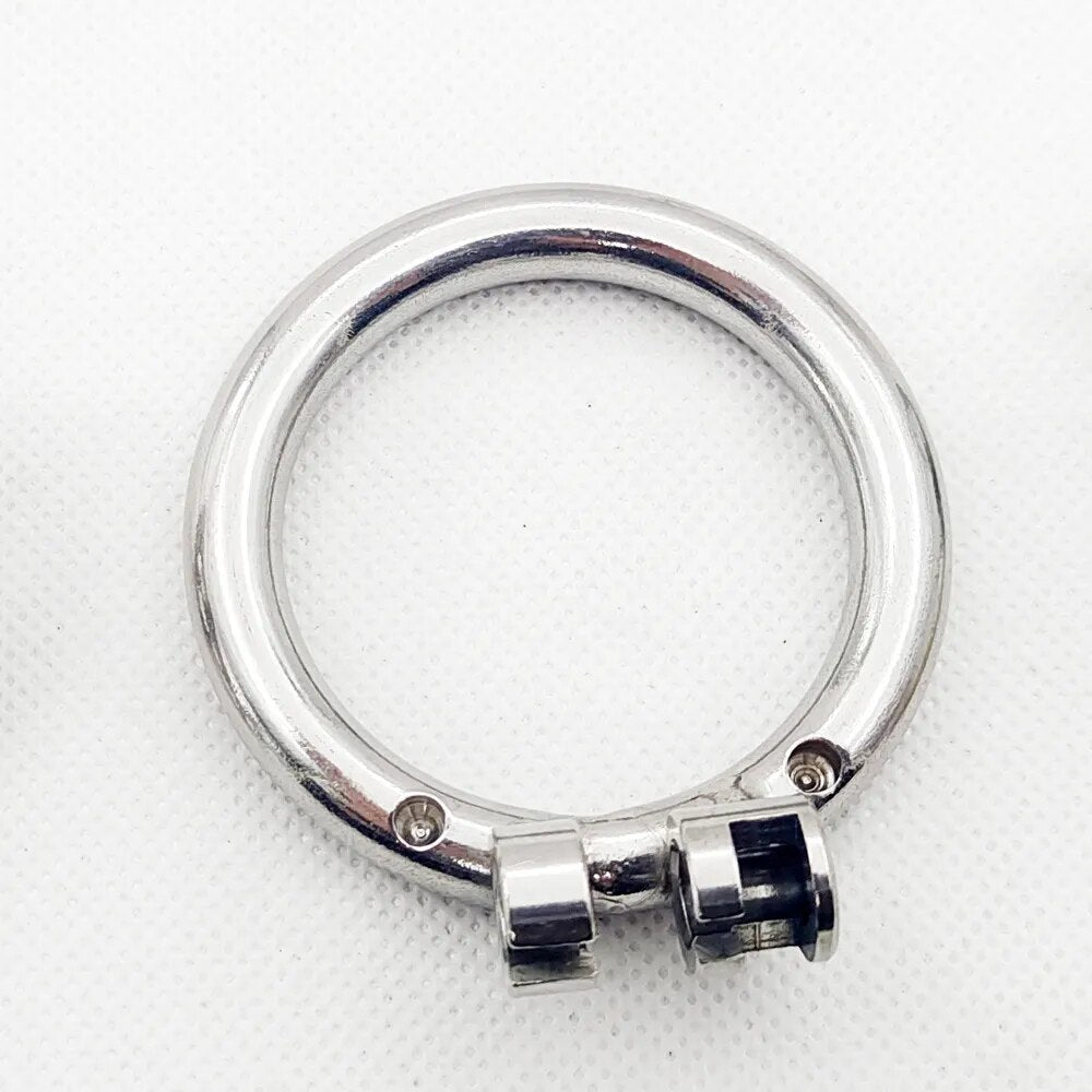 New Super Small Stainless Steel 3 Size Cock Cage Lock Adult Game Metal Male Chastity Belt Device Penis Ring Sex Toys For Men