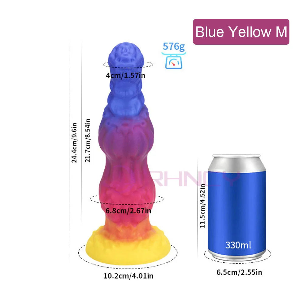 New Wolf Dildoss For Women Sex Toys Animals Realistic Penis Female Masturbator Dildos Silicone Suction Cup Dog Dildo For Anal