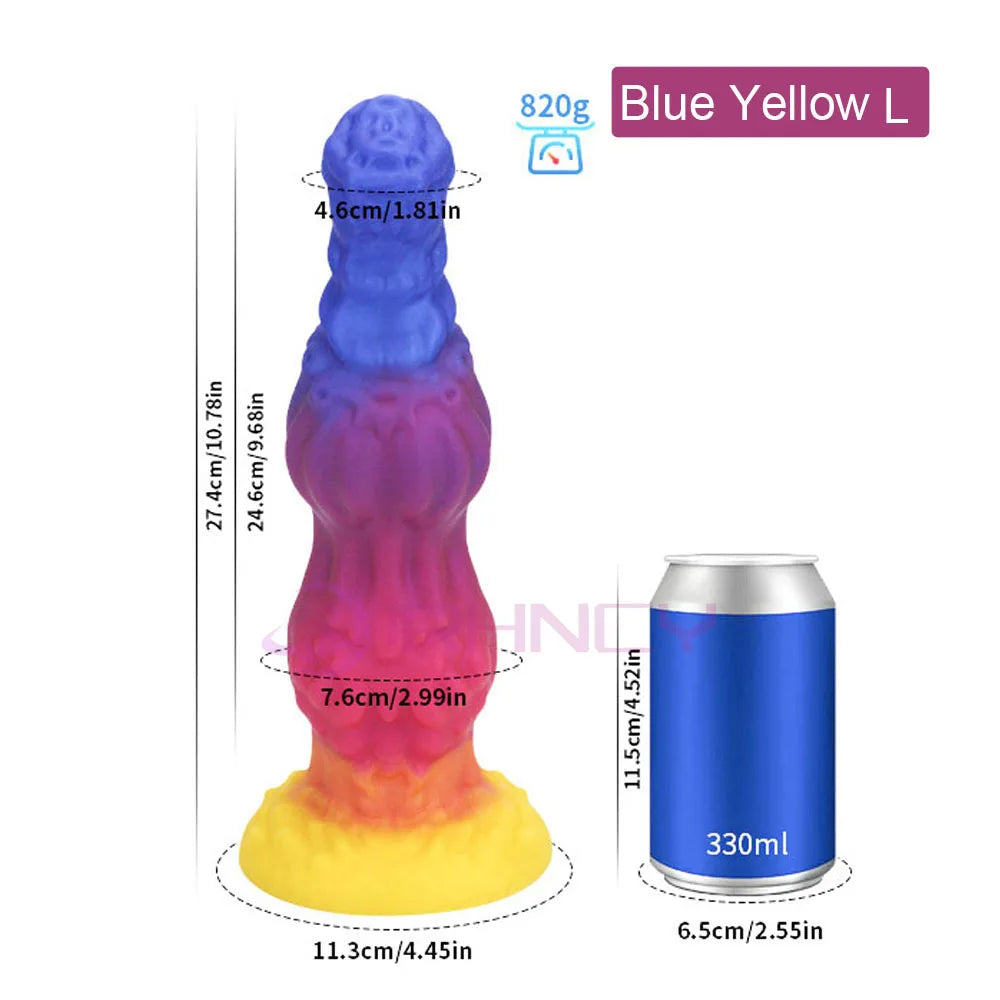 New Wolf Dildoss For Women Sex Toys Animals Realistic Penis Female Masturbator Dildos Silicone Suction Cup Dog Dildo For Anal