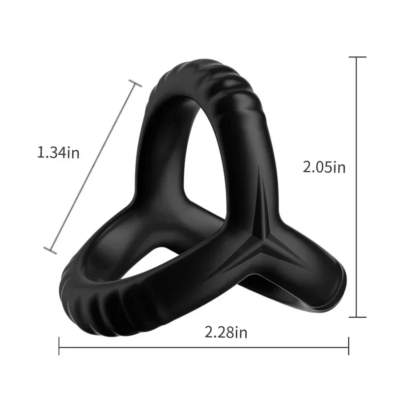 Newest Penis Ring Reusable Silicone Semen Cock Ring Penis Enlargement Delayed Ejaculation Sex Toys For Men Dick Enlarger Rings