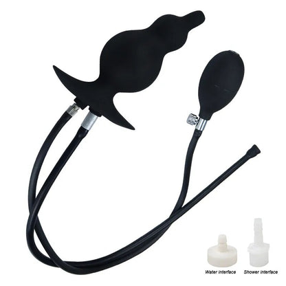 Newest Water Jet Inflatable Butt Plug Anal Expander Anus Vagina Dilato GXLOCK Store Newest Water Jet Inflatable Butt Plug Anal Expander Anus Vagina Dilato GXLOCK Store