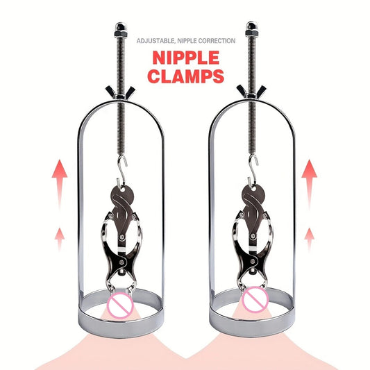 Nipple Clamps For Men And Women Breast Trainer Enlarger BDSM Clips Sex Tools For Couples Erotic Toys Adult Nipple Correction